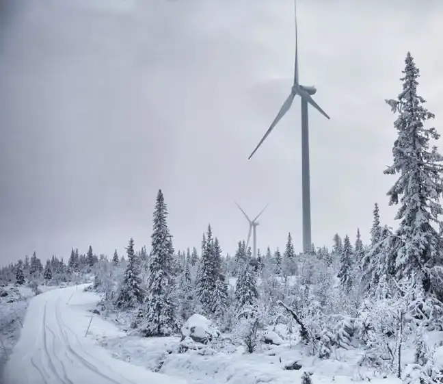 Cross Winter Landscape