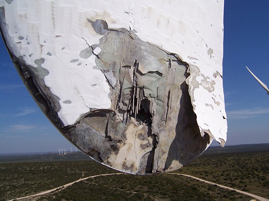 Lightning Damage Wind Turbine 1