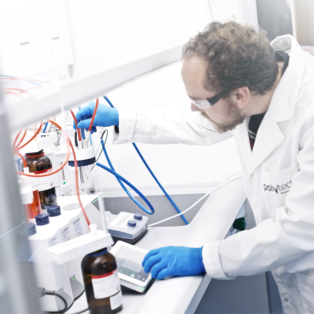Chemical Testing Wind Turbine Material