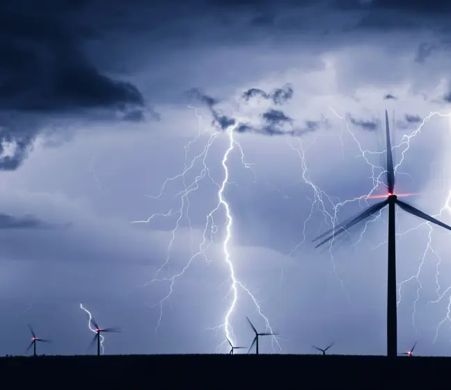 Polytech Lightning Protection Wind Turbines web
