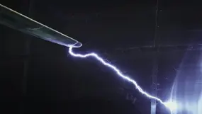 Lightning Polytech Herning Test Center Wind Turbine Blade