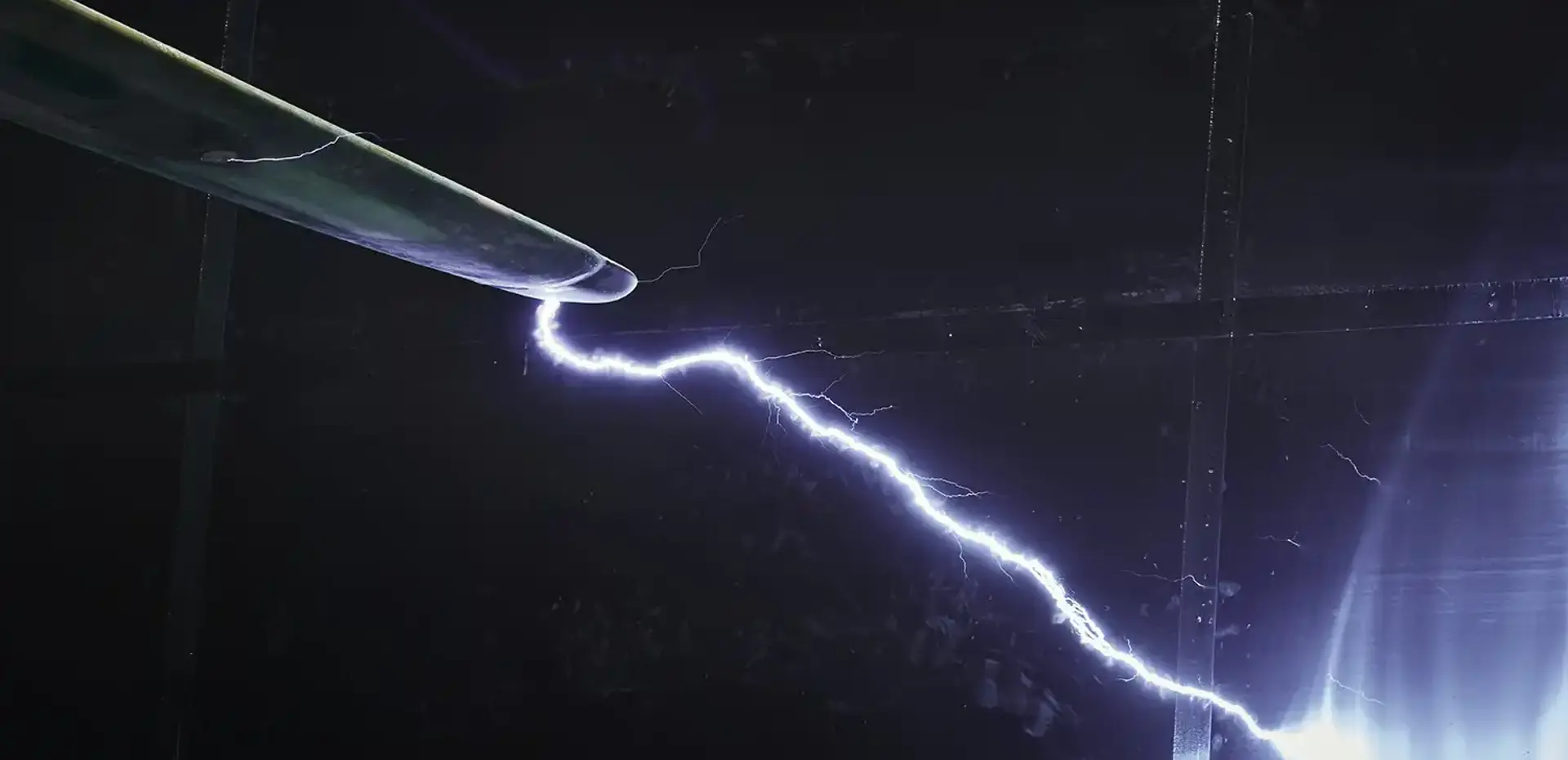 Lightning Polytech Herning Test Center Wind Turbine Blade