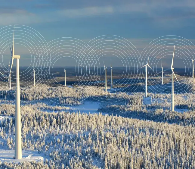 Winter Turbines With Communication