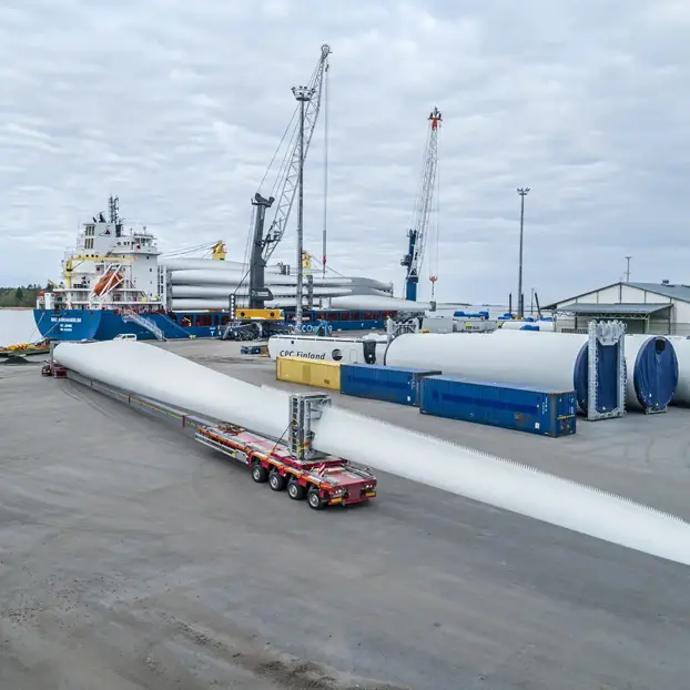 Wind Turbine Transport Port